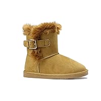 New Kids Classic Snow Boots Faux Fur Midcalf Outdoor Boots (Big Kid)
