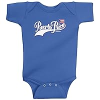 Threadrock Baby Boys' Team Puerto Rico (Script) Infant Bodysuit