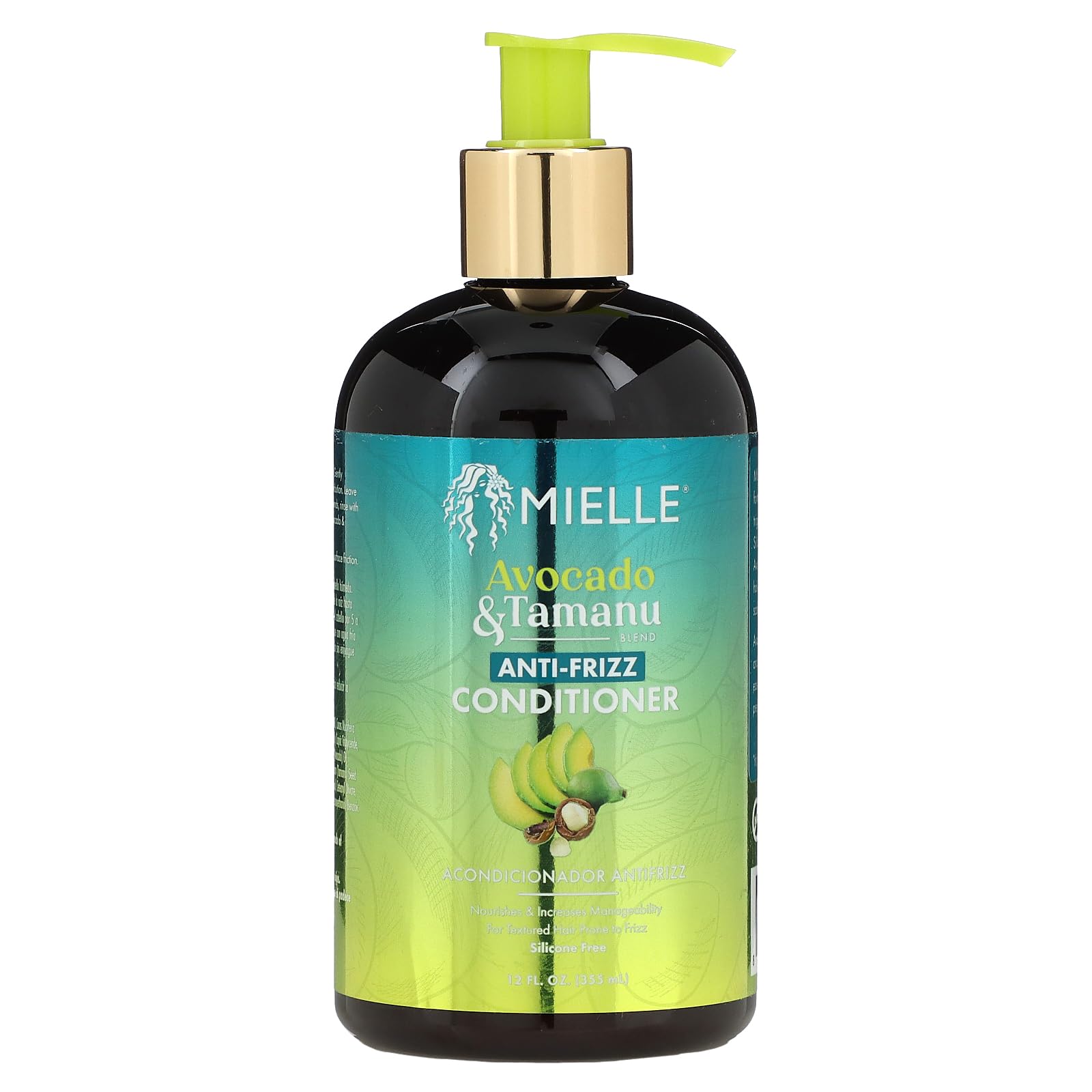 Mielle Avocado & Tamanu Blend Anti-Frizz Conditioner 12 Fl Oz (Pack of 1)