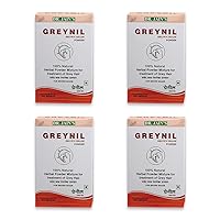 Greynil Brown Shade Herbal Hair Colour Treatment - 100g (Set of 4)