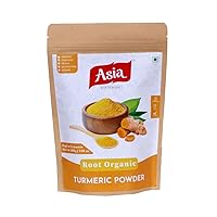 Asia Root Turmeric Powder 7.05oz (200gm) | Lab Tested for Purity|100% Raw from India| Sourced from The Farmers of India|Traditionally grown