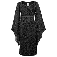 Womens Trimed Lace Dress