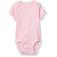 Infant Soft Cotton Baby Rib Bodysuit, Pink, 18 Months