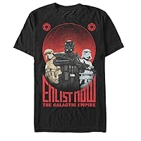 STAR WARS Men's Rogue One Enlist Now Graphic T-Shirt