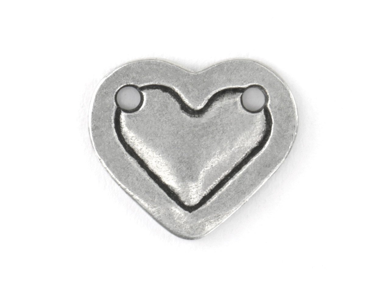 ImpressArt Small Heart Border Pewter Stamping Blank Clearance