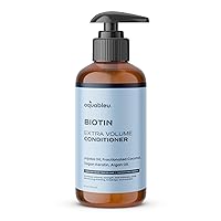 Biotin Conditioner - Natural Thickening & Volumizing For Thicker Fuller Hair - Infused with Coconut, Keratin, Argan & Jojoba Oil - Awapuhi Fragrance - No Sulfates or Parabens - 16oz