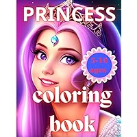 COLORING BOOK PRINCESS FOR KIDS: PRINCESS 5-10 AGES