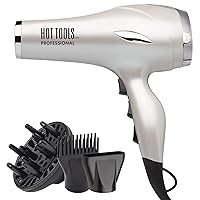 Hot Tools Pro Artist 2400 Turbo Ceramic + Ionic Hair Dryer | Fast Dry, Lightweight