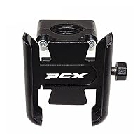 Phone Mount for HON-&DA PCX150 PCX125 PCX 125 PCX 150 Motorcycle Accessories CNC Handlebar Mobile Phone Holder GPS Stand Bracket (Color : No USB in Grip(1))