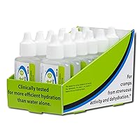 elete Electrolyte Add-in Hydration Drops | Sodium, Magnesium, Potassium & Trace Minerals | 12 Pack of Unflavored Pocket Bottles | 24.6 mL Each
