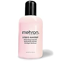 Mehron Makeup Liquid Makeup | Face Paint and Body Paint 4.5 oz (133 ml) (ALABASTER)