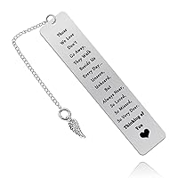 Memorial Gift Bookmark Sympathy Gift for Loss of Dad Mom in Memory of Husband Wife Daughter Grandpa Grandma Remembrance Bereavement Condolence Gift for Friend Sister Coworker Condolence Gifts