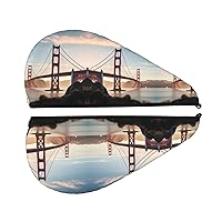 Golden Gate Bridge Print Hair Towel Wrap Super Absorbent Microfiber Hair Drying Towel Quick Dry Hair Turban for Curly Long Thick Hair