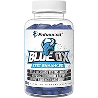 Labs - Blue Ox Testosterone Booster- Natural Testosterone Supplement for Increased Strength & Testosterone for Men (120 Capsules)
