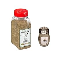 Regal Spice and Herbs - Celery Seed Spice Seasoning 8 oz - Comes with a Glass Shaker with Perforated Chrome-Plated Lid