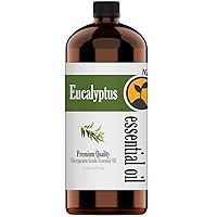 Eucalyptus Essential Oil (Bulk 16oz) Therapeutic Grade for Aromatherapy, Diffuser, Soap Making, Candles