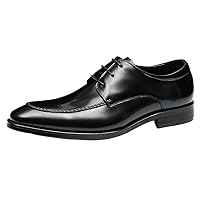 Genuine Leather Handmade Pionted Toe Derby Fashion Classic Dress Formal Oxford Shoes for Men