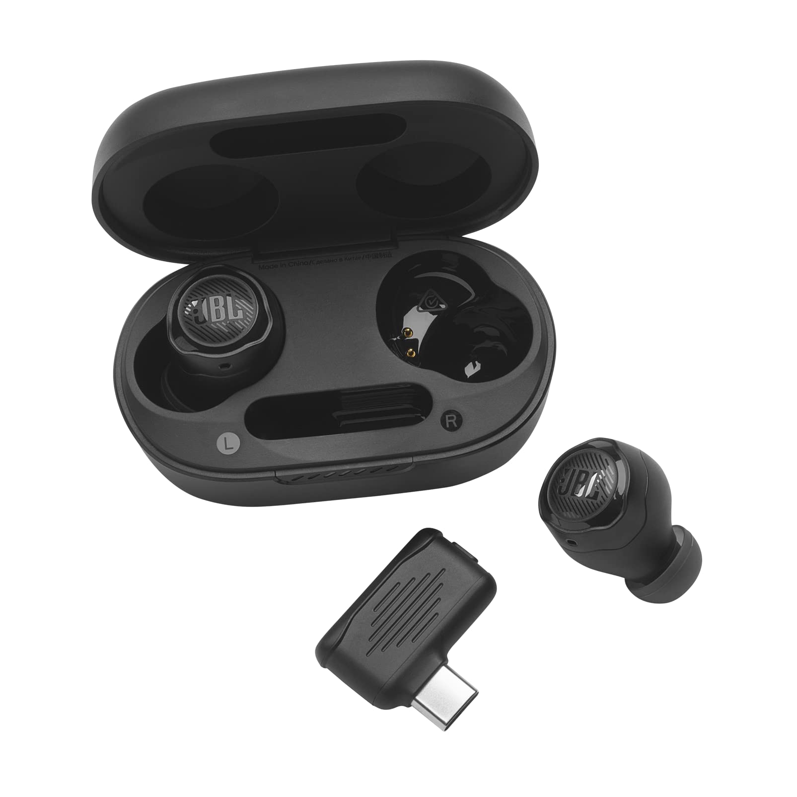 JBL Quantum TWS Air - Wireless Gaming Earbuds, Black, Small