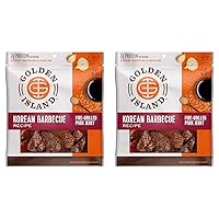 Pork Jerky Korean Barbecue – Gluten Free Protein Snack, Great Stocking Stuffer, Korean BBQ Flavor, Made with 7g of Protein Per Serving – 2.85 oz (Pack of 2)