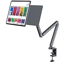 Magnetic iPad Pro 11 Stand, Foldable Arm Tablet Holder for Working and Drawing, Multi-Node Adjustable Premium Portable iPad Mount for iPad Pro 11 1st/2nd/3rd/4th, iPad Air 4th/5th-Gray