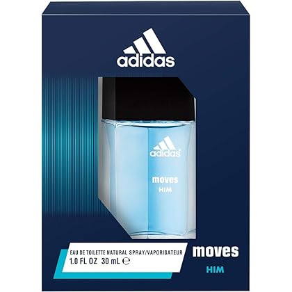 ADIDAS MOVES by Adidas for Women EAU DE TOILETTE SPRAY 1.0 OZ & EAU DE TOILETTE SPRAY .5 OZ