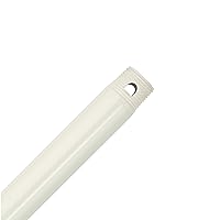 Hunter Fan Company 99701 Fresh White Downrod 18-inch. Ideal for use with 10-foot ceilings