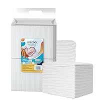 JUS COOL Baby Disposable Changing Pads, 18”x 24”(100 Count) Underpads Portable Diaper Changing Pads, Soft Bed Pads Ultra Absorbent and Waterproof