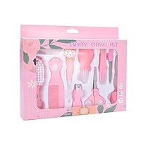 10-Piece Tool Set Baby Ear Cleaning and Nails Cares Bundle 10pcs Baby Grooming Kits Ear and Nails Cares Tools Compact Baby Cares Set Baby Grooming Tools Baby Manicure Set Nursery Cares Kits
