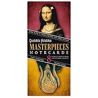 Masterpieces of Art Card Set - 8 Die Cut Silhouette Cards Cards With Envelopes, and 4 Sticker Sheets - The Kiss, Degas' Ballerina, The Mona Lisa, and the Scream