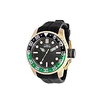 Invicta Men's 35661 Pro Diver Japanese Quartz Watch with Silicone Strap (One Size, Multicolored)