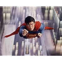 worldphotographs Photograph, Superman The Movie (1978), Christopher Reeve, 10x8 inches, Wall Art