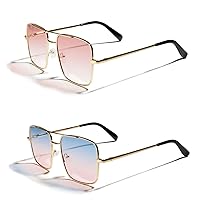 TIJN Sunglasses Bundle of Gradient Pink and Gradient Blue