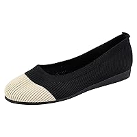 Womens Work Shoes Business Womens Casual Shoes Fashionable Pattern Simple Color Matching Flat Bottomed Ladies Shoes