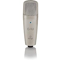 Behringer C-1U Studio Condenser Microphone with USB