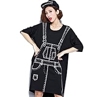 @ Women Girl's Sunmmer Korean Good Graft Loose Skirt Ladies Vest Dress One-Piece