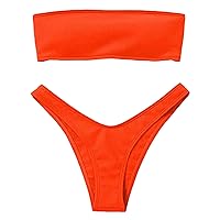 Gender Neutral Swimwear Women's Swimwear Swimsuit Two Waisted Tummy Swimwears Tankinis Set