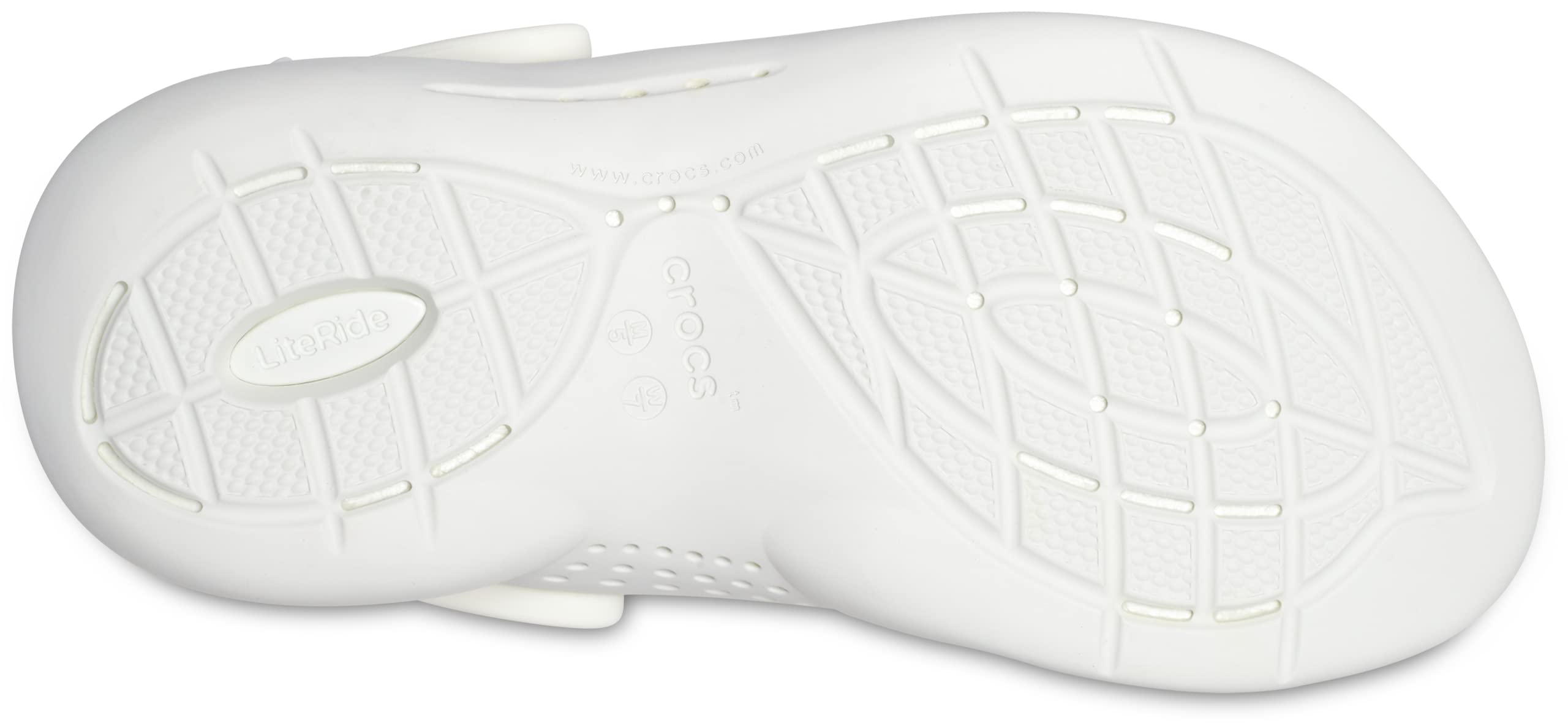 Crocs Unisex LiteRide 360 Clogs, Almost White/Almost White, 7 Men/9 Women