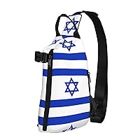Michigan State Flag Print Lightweight Adjustable Crossbody Backpack Daypack For Men,Women Sling Bag