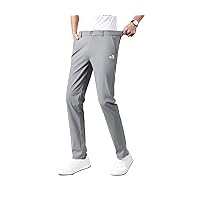Men Flat-Front Bi-Stretch Dress Pants Slim Fit Skinny Suit Pants Stretch Dress Pant Straight Leg Front Pockets
