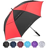 ZOMAKE Golf Umbrella 54/62/68 Inch, Large Windproof Umbrellas Automatic Open Oversize Rain Umbrella with Double Canopy for Men - Vented Stick Umbrellas
