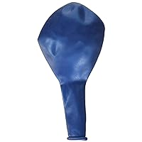 Bright Royal Blue Pearlized Latex Balloons - 12