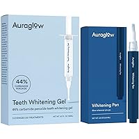 Auraglow 44% Teeth Whitening Gel & Teeth Whitening Pen