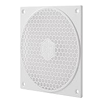 SilverStone Technology FF121 White Colored 120mm Fan Filter with Honeycomb Grille, SST-FF121W