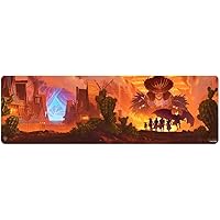 Ultra PRO - Outlaws of Thunder Junction 8ft Table Playmat Ft. Gang Silhouette for Magic: The Gathering, Limited Edition Unique Artistic Collectible Card Gaming TCG Playmat Accessory