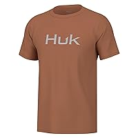 HUK Men's Performance Fishing Logo Tee, Short Sleeve, Quick-Dry
