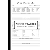 Mood Tracker Journal: Daily Health and Wellness Diary | Manage your Emotions | Mood & Emotion Guided Notebook
