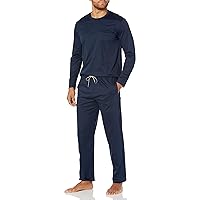 BOSS mens Prime Soft Cotton Shirt and Pant Lounge SetPajama Set