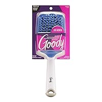 Goody Quikstyle Detangling Paddle Brush - Absorbent Microfiber and Vented Back Helps Dry Hair Faster - Detangler Comb is Pain-Free Hair Brush Ideal for Thick & Medium to Long Hair