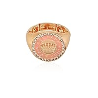 Juicy Couture Rose Gold and Light Pink Ring For Women
