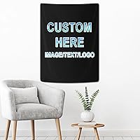 MecTo Custom Tapestry Upload Images Personalized Backdrop Wall Hanging Poster Design Your Own Signs and Banners with Photo&Text Customize Flag for Bedroom Living Room Decor (60 * 80in Vertical)